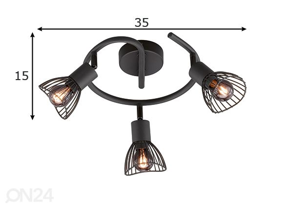 Laelamp Jess 3 mõõdud