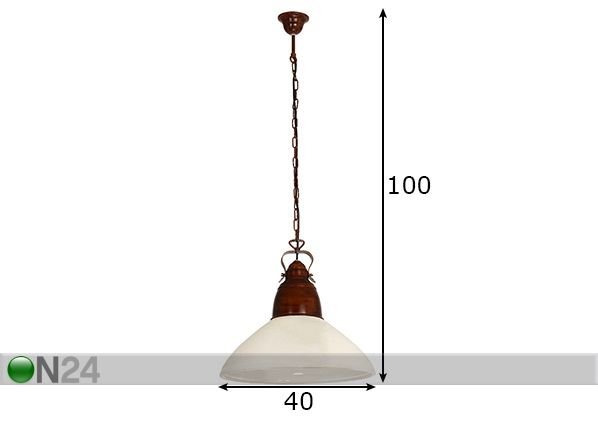 Laelamp Kapar mõõdud
