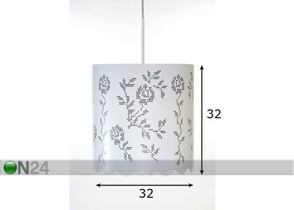 Laelamp Karin mõõdud