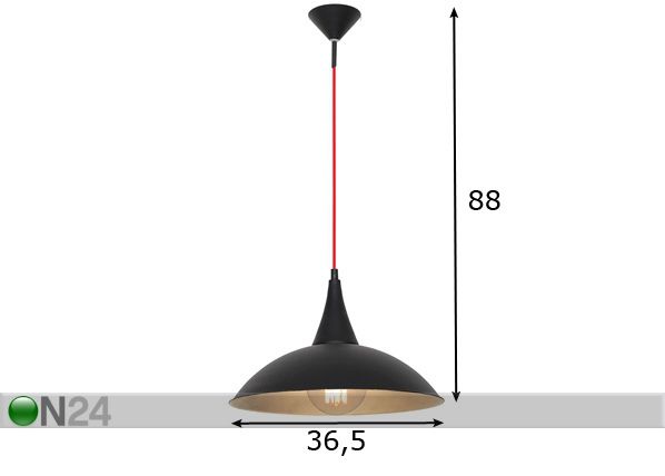 Laelamp Katila mõõdud