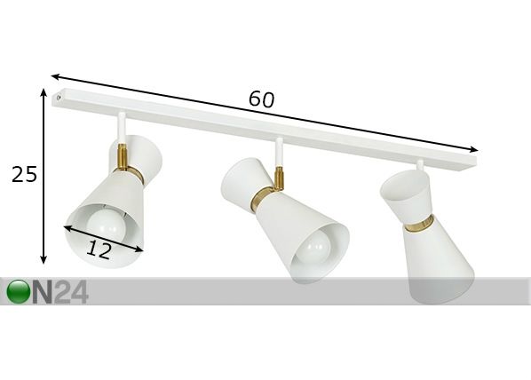 Laelamp Kedar mõõdud