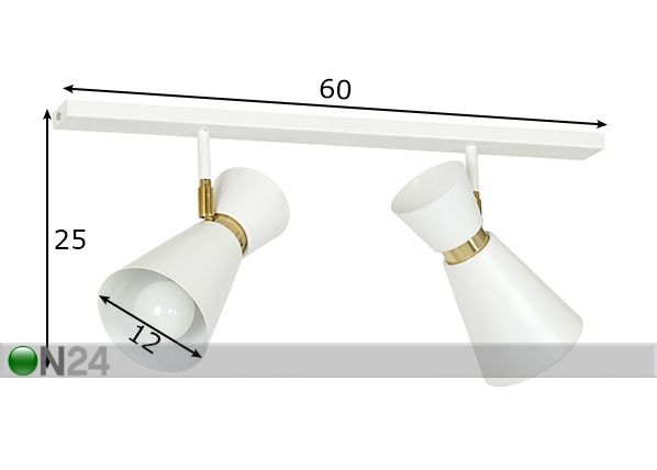 Laelamp Kedar mõõdud