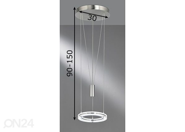Laelamp Kreis LED mõõdud
