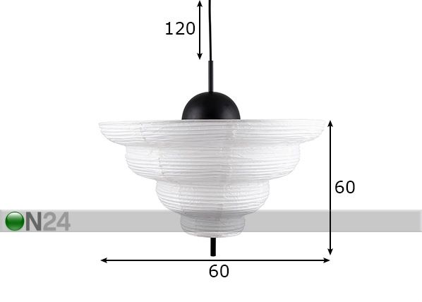 Laelamp Kyoto mõõdud