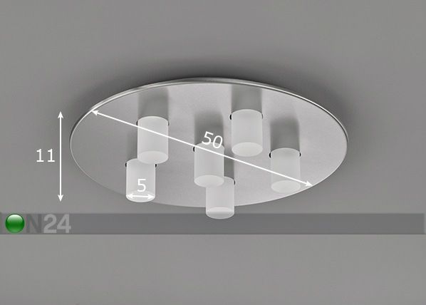 Laelamp LED Cap mõõdud