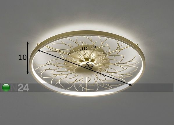 Laelamp LED Diego mõõdud