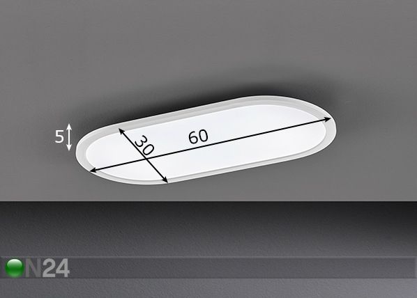 Laelamp LED Hira mõõdud