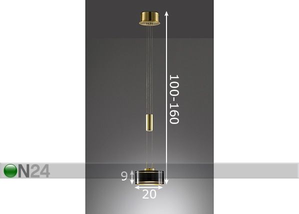 Laelamp LED Lavin mõõdud