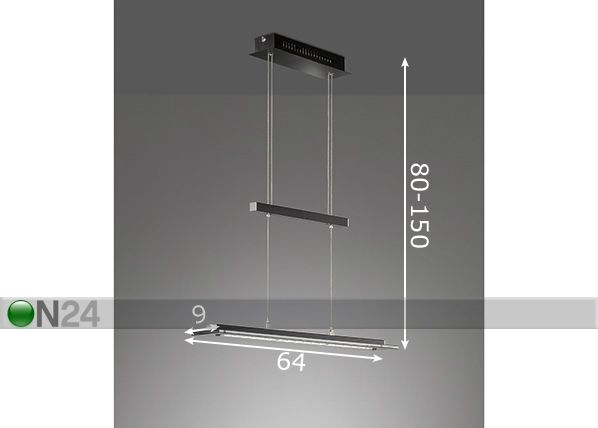 Laelamp LED Tenso TW mõõdud