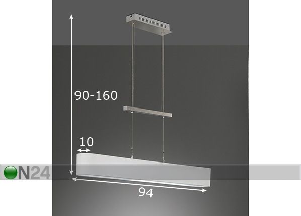 Laelamp LED Tenso TW mõõdud