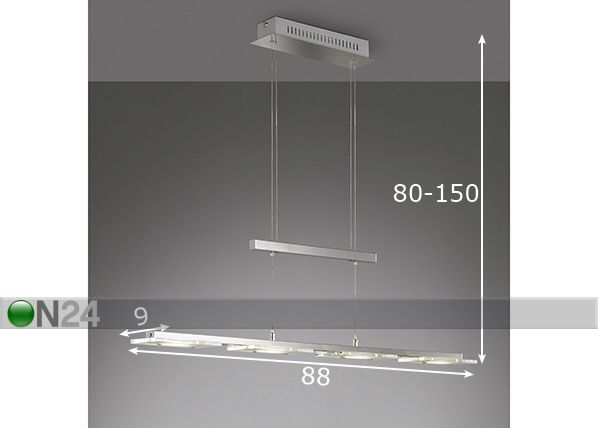 Laelamp LED Tenso TW mõõdud