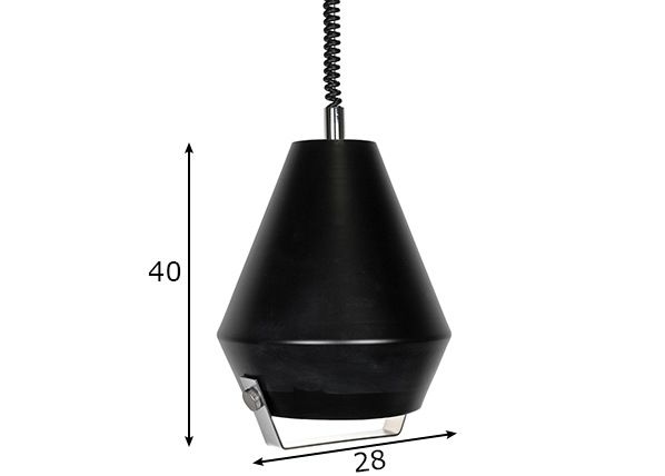 Laelamp Lift Me, must mõõdud