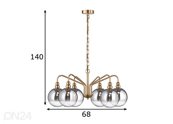 Laelamp Loan mõõdud
