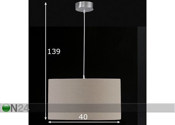 Laelamp Loft mõõdud