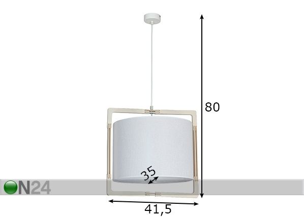 Laelamp Loki mõõdud