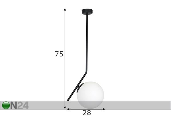 Laelamp Luna mõõdud