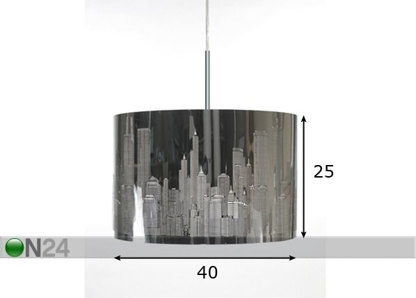 Laelamp Manhattan mõõdud