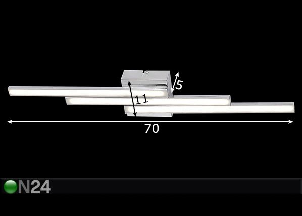 Laelamp Mikado LED mõõdud