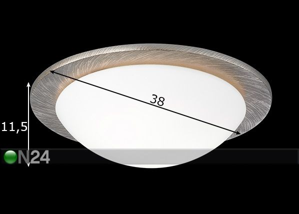 Laelamp Nantes mõõdud