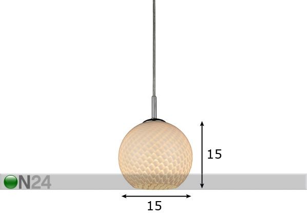 Laelamp Night & Day Mini Ø 15 cm mõõdud