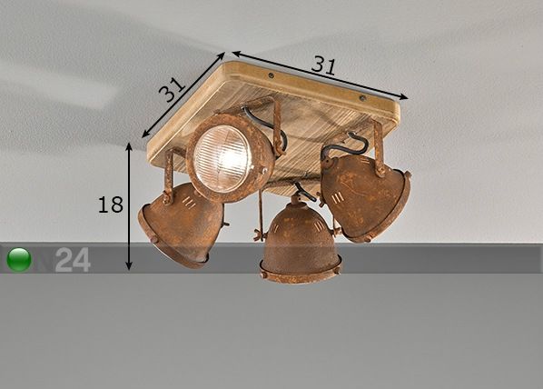 Laelamp Old mõõdud
