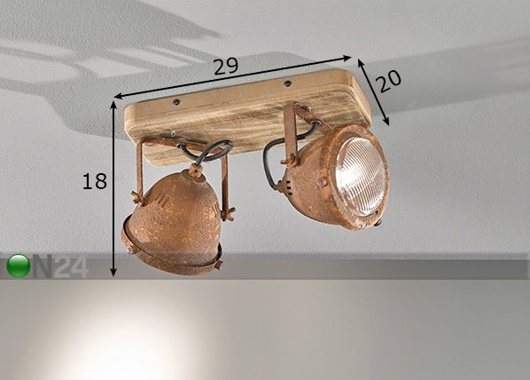 Laelamp Old mõõdud