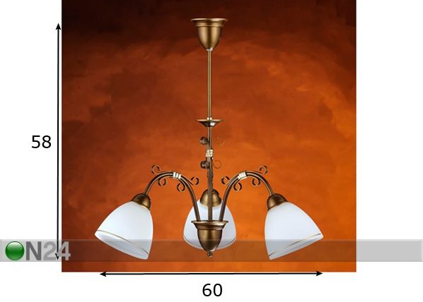 Laelamp Oliwka mõõdud