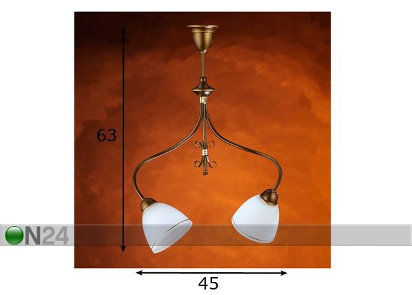Laelamp Oliwka mõõdud