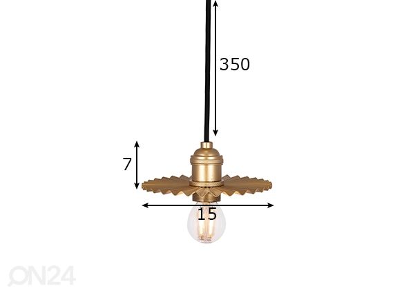 Laelamp Omega mõõdud
