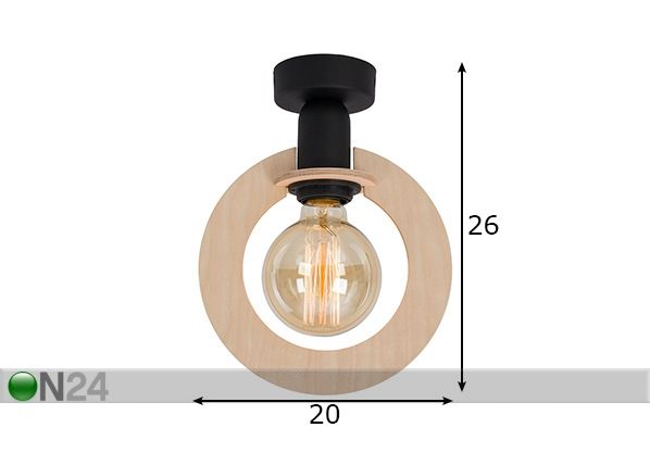 Laelamp Otto mõõdud