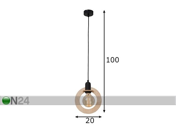 Laelamp Otto mõõdud
