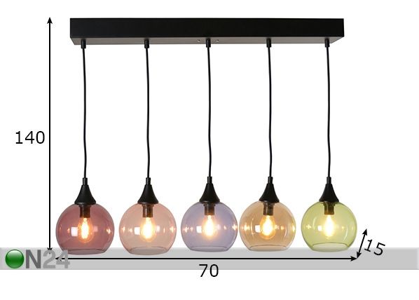 Laelamp Pallas 5 mõõdud