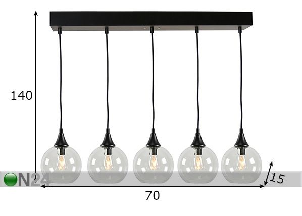 Laelamp Pallas 5 mõõdud