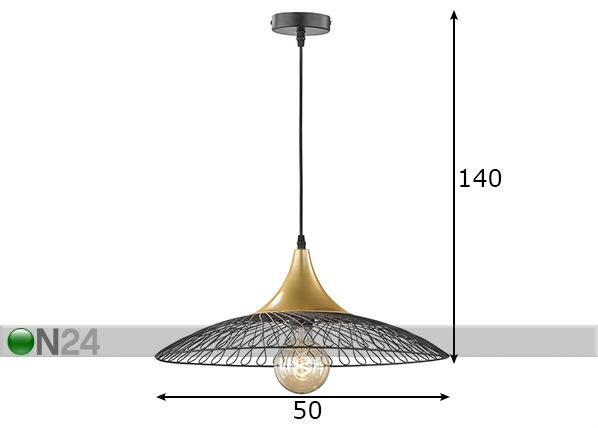 Laelamp Pargas mõõdud