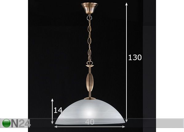 Laelamp Pastille mõõdud