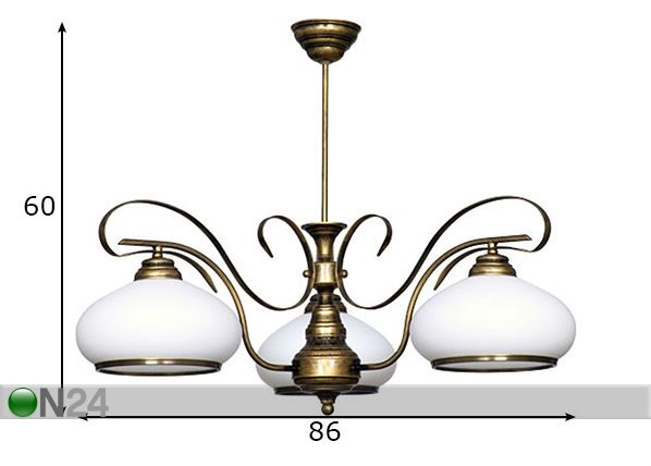 Laelamp Patyna VIII mõõdud