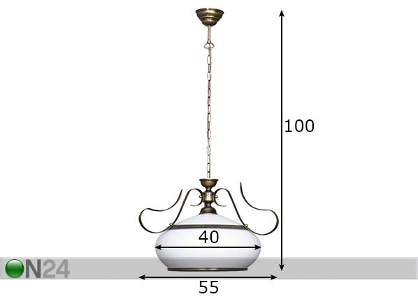 Laelamp Patyna VIII mõõdud