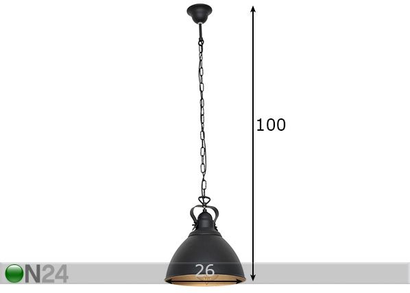 Laelamp Piko III mõõdud