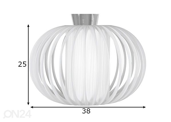 Laelamp Plastband mõõdud