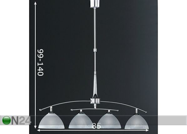 Laelamp Prestige mõõdud