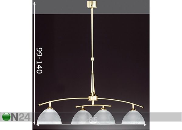 Laelamp Prestige mõõdud