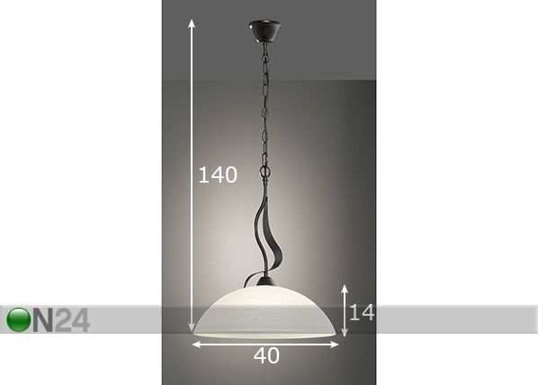 Laelamp Pueblo mõõdud