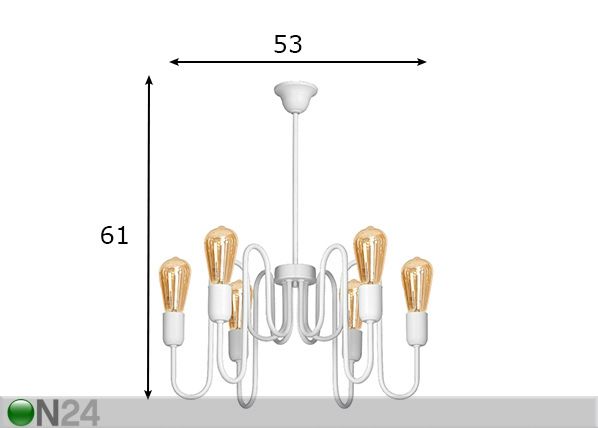 Laelamp Puz mõõdud
