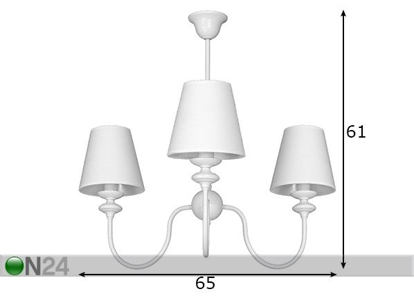 Laelamp Rafaello mõõdud