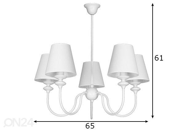 Laelamp Rafaello mõõdud