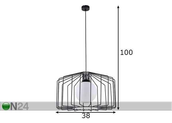 Laelamp Ramos II mõõdud