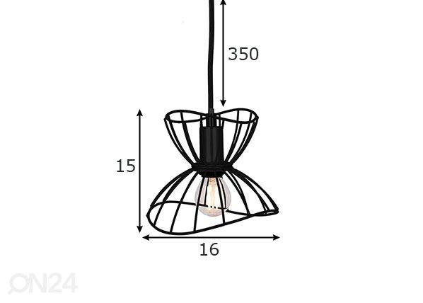 Laelamp Ray mõõdud