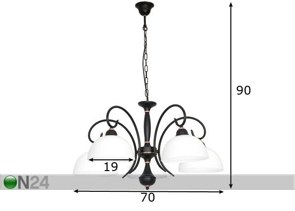 Laelamp Ren mõõdud