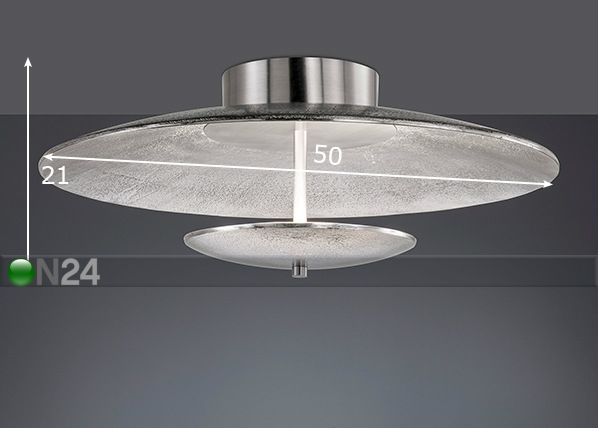 Laelamp Rennes LED mõõdud