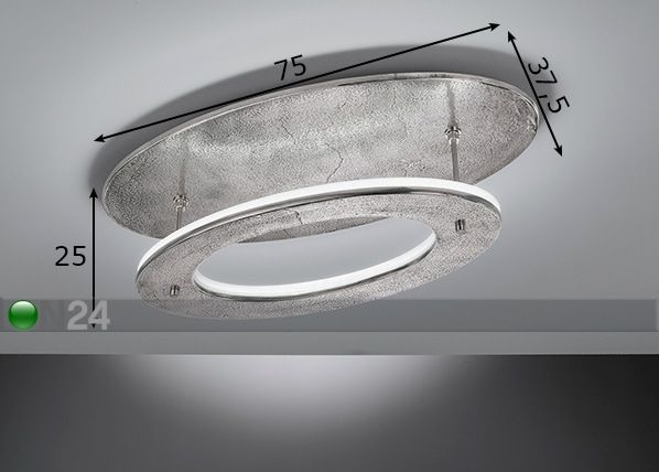 Laelamp Rennes LED mõõdud